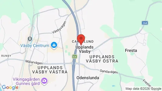 Lagerlokaler att hyra i Upplands Väsby - Bild från Google Street View