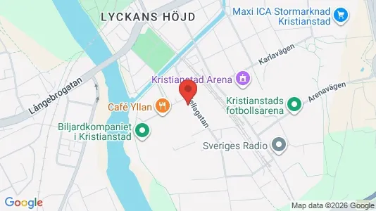 Lagerlokaler att hyra i Kristianstad - Bild från Google Street View