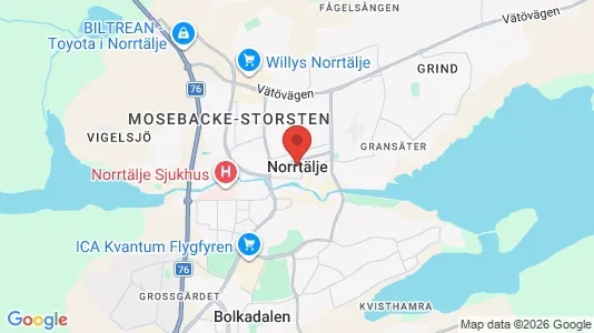 Industrilokaler att hyra i Norrtälje - Bild från Google Street View