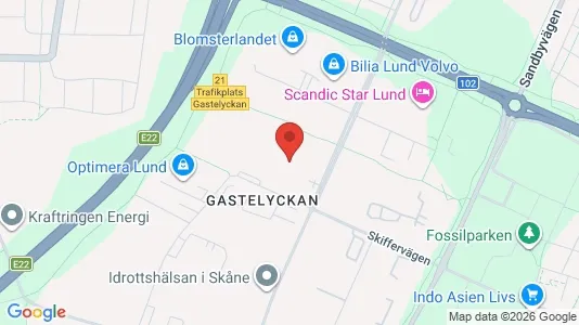 Kontorslokaler att hyra i Lund - Bild från Google Street View