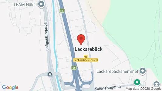 Kontorslokaler att hyra i Mölndal - kort over placeringen