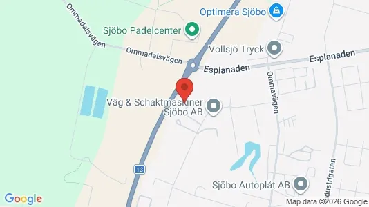 Lagerlokaler att hyra i Sjöbo - Bild från Google Street View