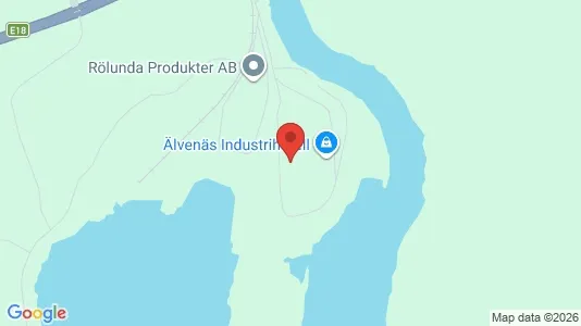 Industrilokaler att hyra i Karlstad - kort over placeringen