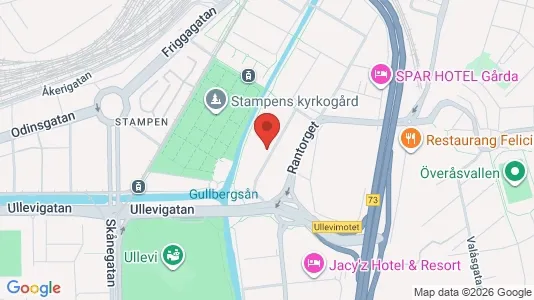 Lagerlokaler att hyra i Örgryte-Härlanda - kort over placeringen