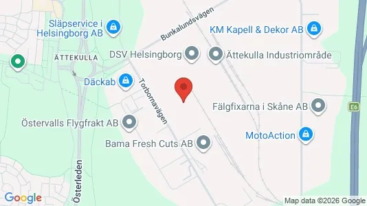Industrilokaler att hyra i Helsingborg - Bild från Google Street View