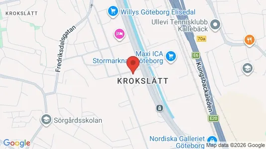 Lagerlokaler att hyra i Örgryte-Härlanda - kort over placeringen
