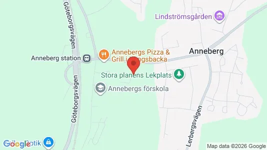 Kontorslokaler att hyra i Kungsbacka - kort over placeringen