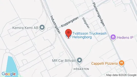 Lagerlokaler att hyra i Helsingborg - Bild från Google Street View