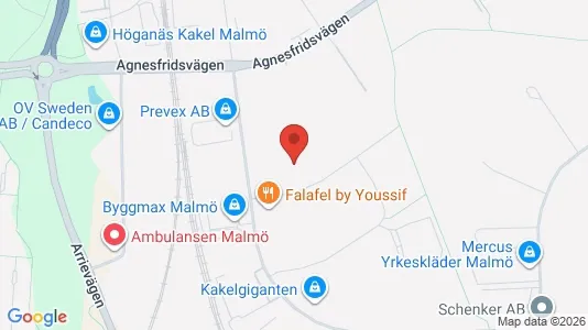 Lagerlokaler att hyra i Fosie - Bild från Google Street View