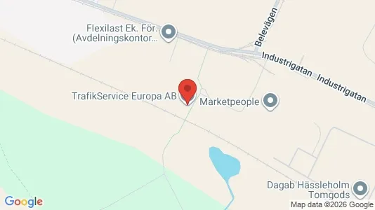 Lagerlokaler att hyra i Hässleholm - Bild från Google Street View