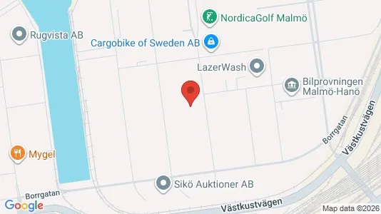 Industrilokaler att hyra i Malmö Centrum - Bild från Google Street View