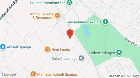 Industrilokaler att hyra i Västerort - kort over placeringen