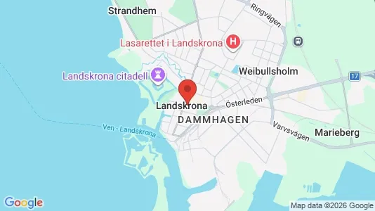 Lagerlokaler att hyra i Landskrona - Bild från Google Street View