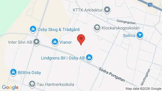 Lagerlokaler att hyra i Osby - Bild från Google Street View