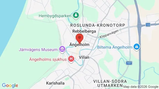 Lagerlokaler att hyra i Ängelholm - Bild från Google Street View