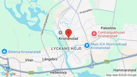 Kontorslokaler att hyra i Kristianstad - Bild från Google Street View