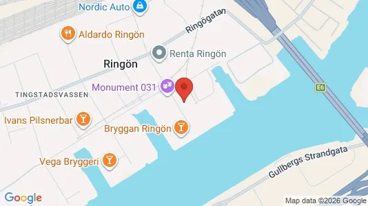 Lagerlokaler att hyra i Lundby - kort over placeringen