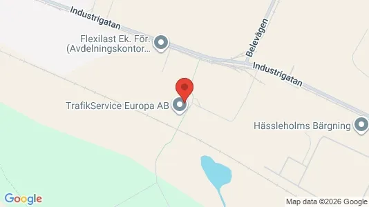 Lagerlokaler att hyra i Hässleholm - Bild från Google Street View