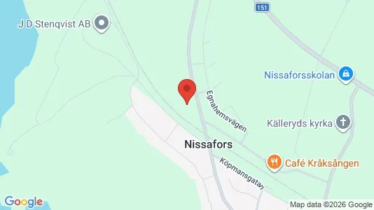 Lagerlokaler till försäljning i Gnosjö - kort over placeringen