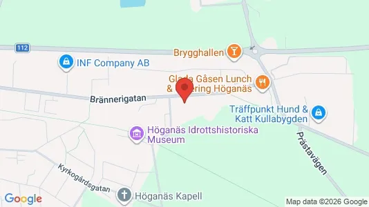 Lagerlokaler till försäljning i Höganäs - Bild från Google Street View