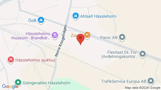 Industrilokaler att hyra i Hässleholm - Bild från Google Street View