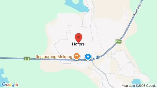 Lagerlokaler att hyra i Hofors - kort over placeringen