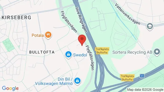 Lagerlokaler att hyra i Malmö Centrum - Bild från Google Street View