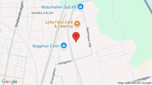 Lagerlokaler att hyra i Eslöv - Bild från Google Street View