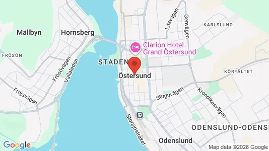 Industrilokaler att hyra i Östersund - Bild från Google Street View