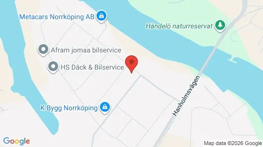 Lagerlokaler att hyra i Norrköping - Bild från Google Street View