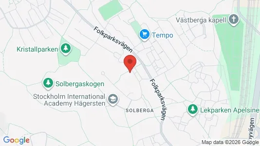Lagerlokaler att hyra i Söderort - kort over placeringen