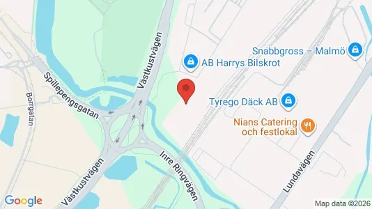 Lagerlokaler att hyra i Kirseberg - Bild från Google Street View