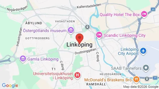 Lagerlokaler att hyra i Linköping - Bild från Google Street View