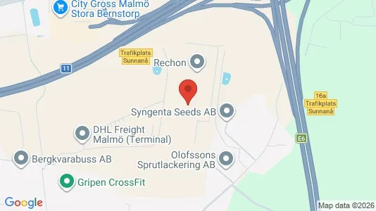 Lagerlokaler att hyra i Husie - Bild från Google Street View