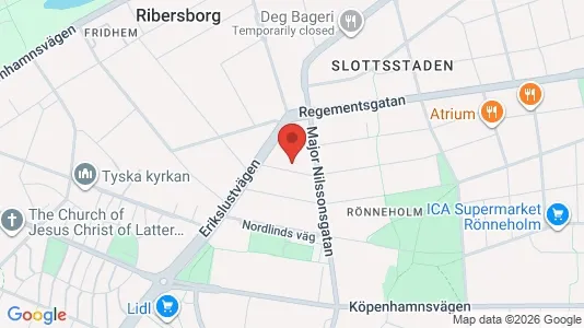 Lagerlokaler att hyra i Malmö Centrum - Bild från Google Street View