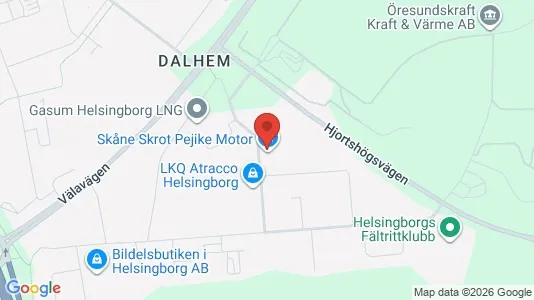 Lagerlokaler att hyra i Helsingborg - Bild från Google Street View