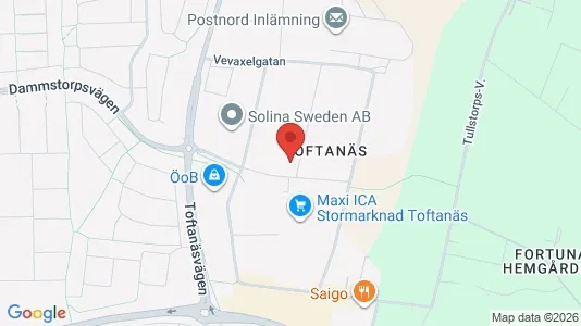 Lagerlokaler att hyra i Husie - kort over placeringen