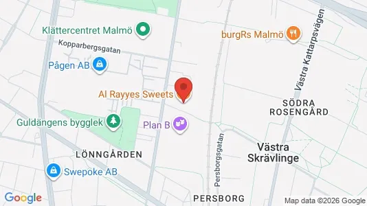 Lagerlokaler att hyra i Sofielund - kort over placeringen