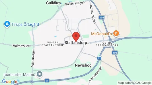 Lagerlokaler att hyra i Staffanstorp - Bild från Google Street View