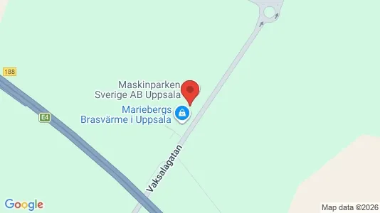 Lagerlokaler till försäljning i Uppsala - kort over placeringen