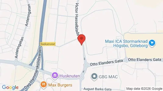 Industrilokaler att hyra i Askim-Frölunda-Högsbo - kort over placeringen