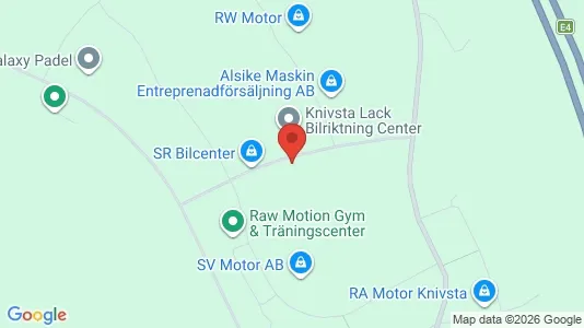 Industrilokaler att hyra i Knivsta - kort over placeringen