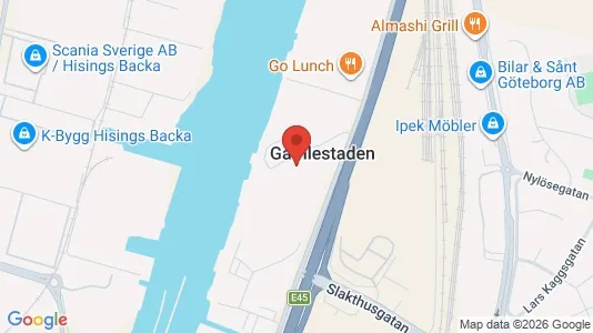 Kontorslokaler att hyra i Göteborg Centrum - kort over placeringen
