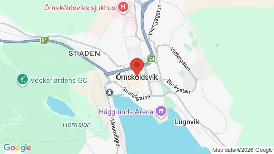 Lagerlokaler att hyra i Örnsköldsvik - Bild från Google Street View