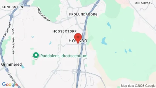 Lagerlokaler att hyra i Askim-Frölunda-Högsbo - kort over placeringen