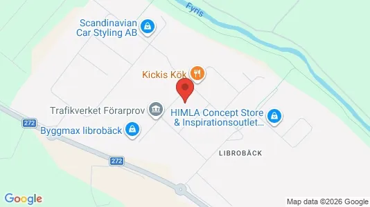 Industrilokaler att hyra i Uppsala - kort over placeringen