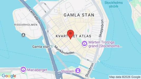 Lagerlokaler att hyra i Stockholm Innerstad - kort over placeringen