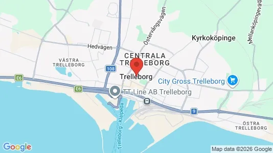 Kontorslokaler att hyra i Trelleborg - Bild från Google Street View