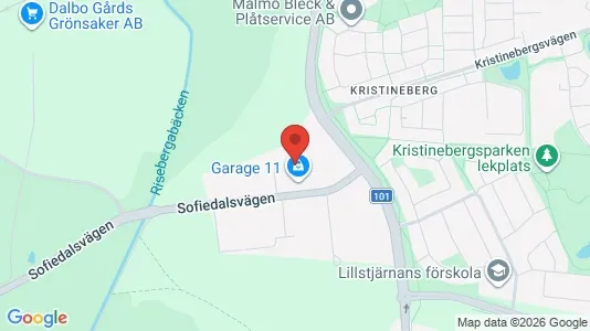 Lagerlokaler att hyra i Malmö Centrum - Bild från Google Street View
