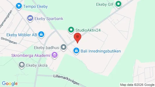 Lagerlokaler att hyra i Bjuv - kort over placeringen